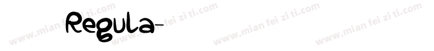 无界黑 Regula字体转换